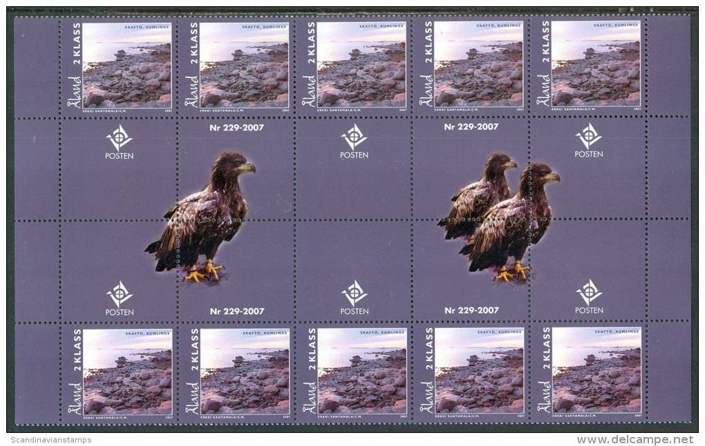 Aland 2007 Natuur IV Compleet Gutterpairvel PF-MNH-NEUF - Aland