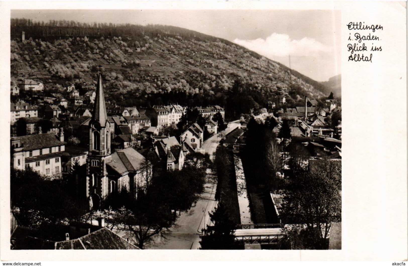 CPA AK Ettlingen- Blick Ins Albtal GERMANY (904484) - Ettlingen