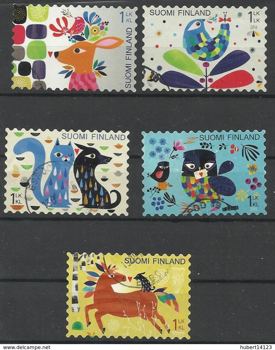 FINLANDE N° 2397 à 2401 Oblitérés De 2016 - Used Stamps