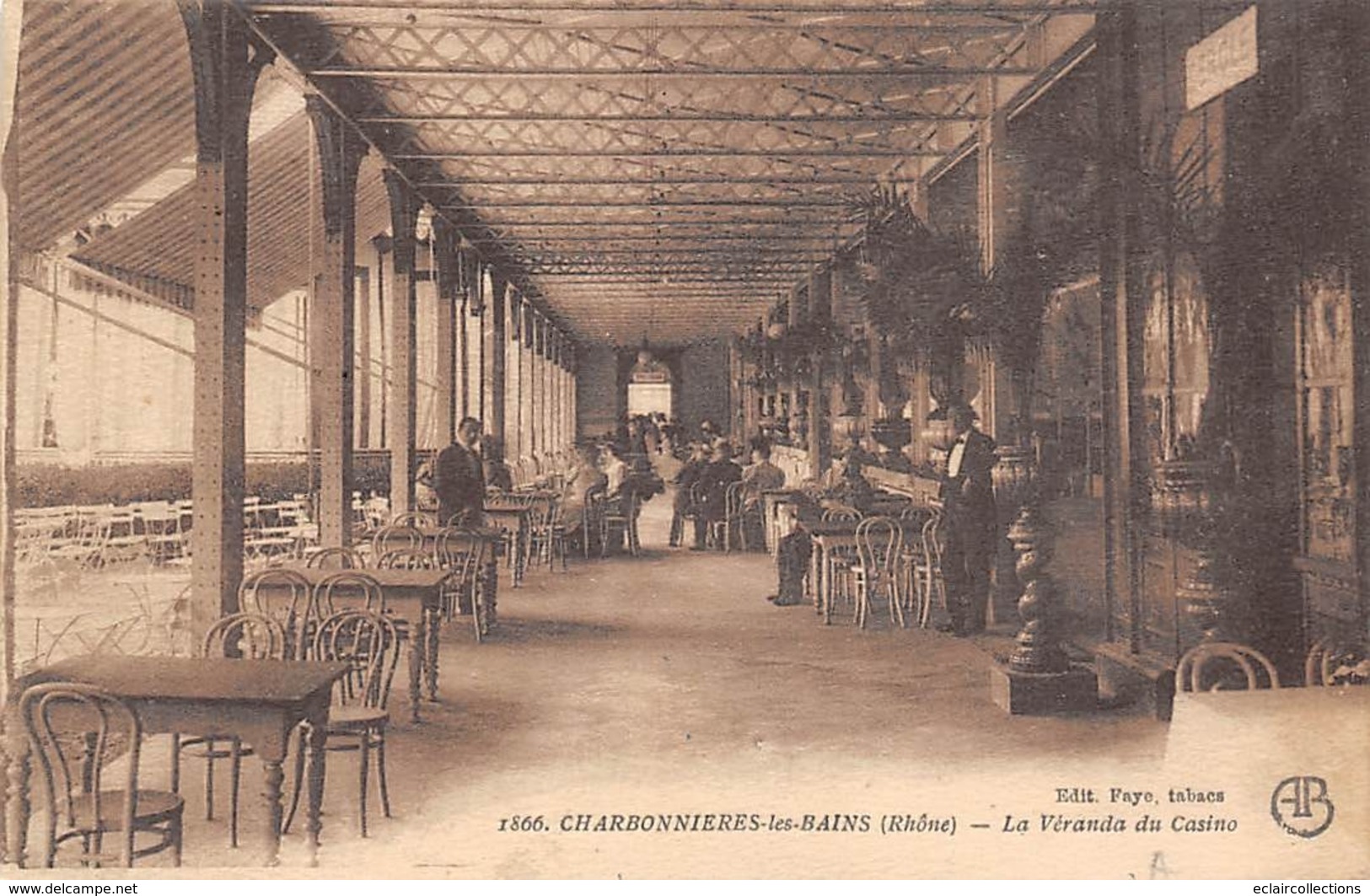 Charbonnières Les Bains         69      La Véranda Du Casino        ( Voir Scan) - Charbonniere Les Bains