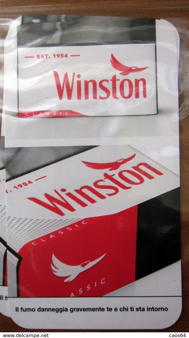 WINSTON Pubblicità Interna Pacchetto Sigarette - Advertising Items