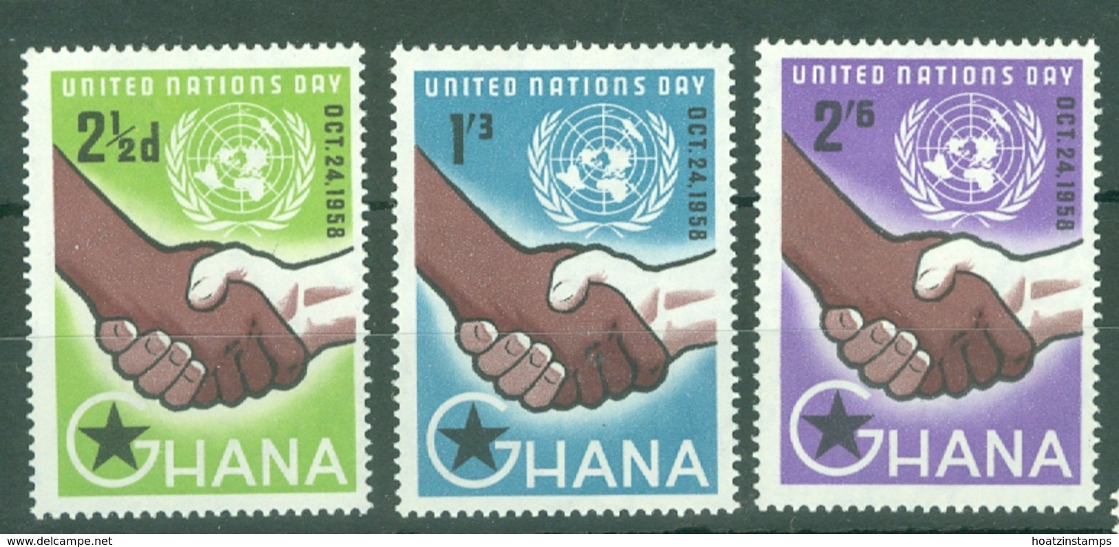 Ghana: 1958   United Nations Day  MNH - Ghana (1957-...)