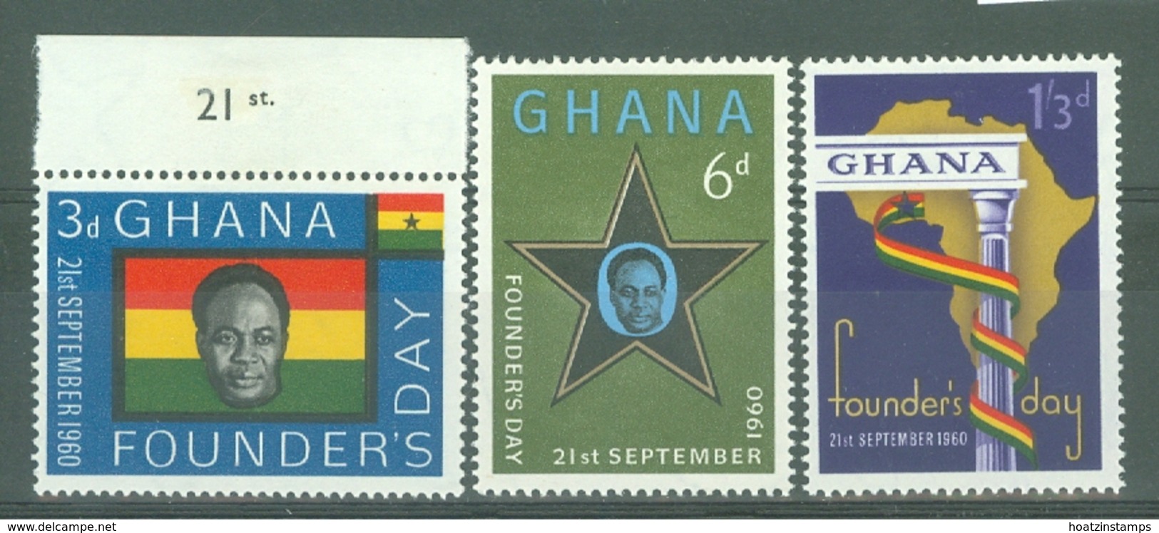 Ghana: 1960   Founder's Day   MNH - Ghana (1957-...)