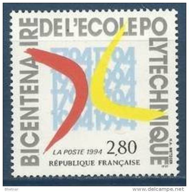 FR YT 2862 " Ecole Polytechnique " 1994 Neuf** - Unused Stamps