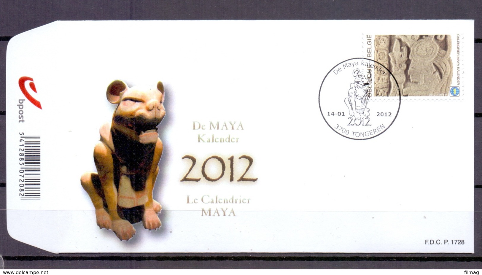 4194 MAYA KALENDER FDC 2012 - 2011-2014