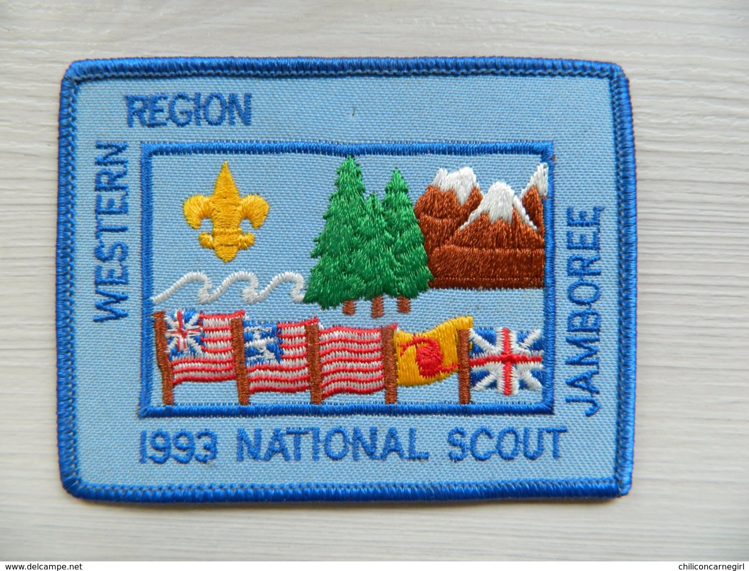 Ecusson Insigne - Scout - Scoutisme - Boy Scouts - Western Region 1993 National Scout Jamboree - BADEN POWELL - Scoutisme