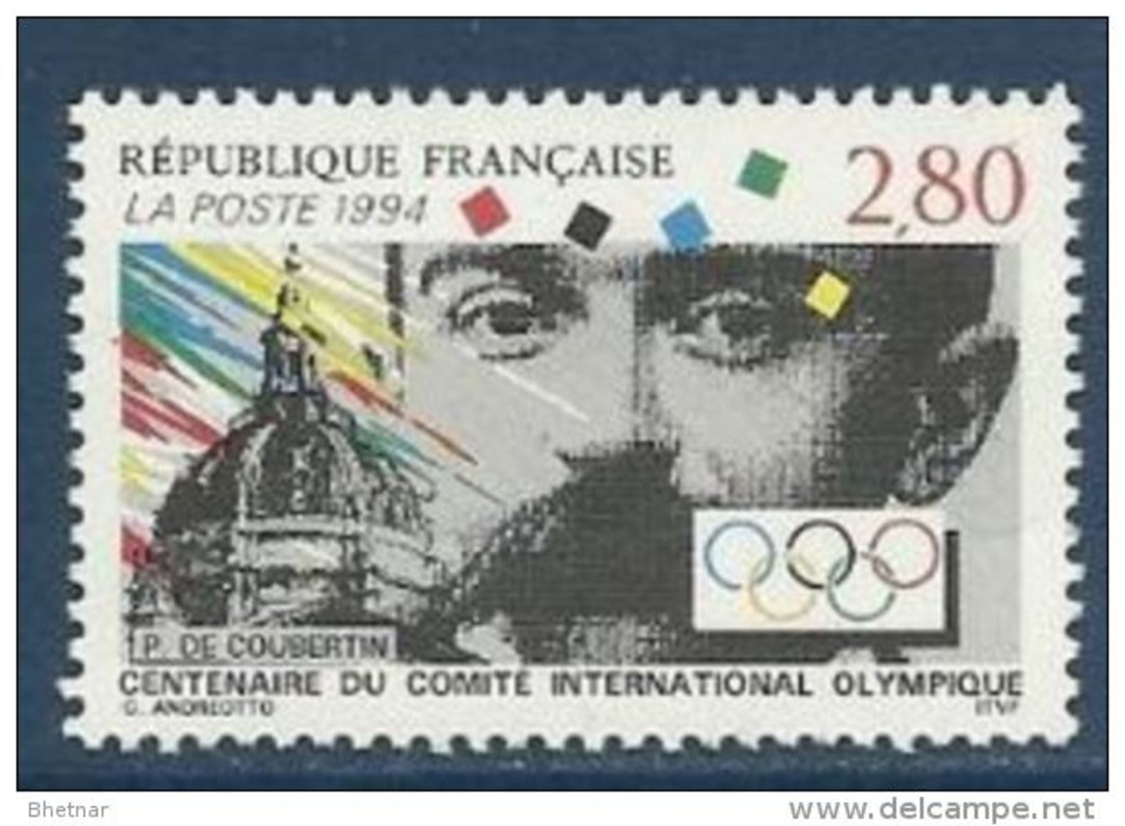 FR YT 2889 " Centenaire Du CIO " 1994 Neuf** - Neufs