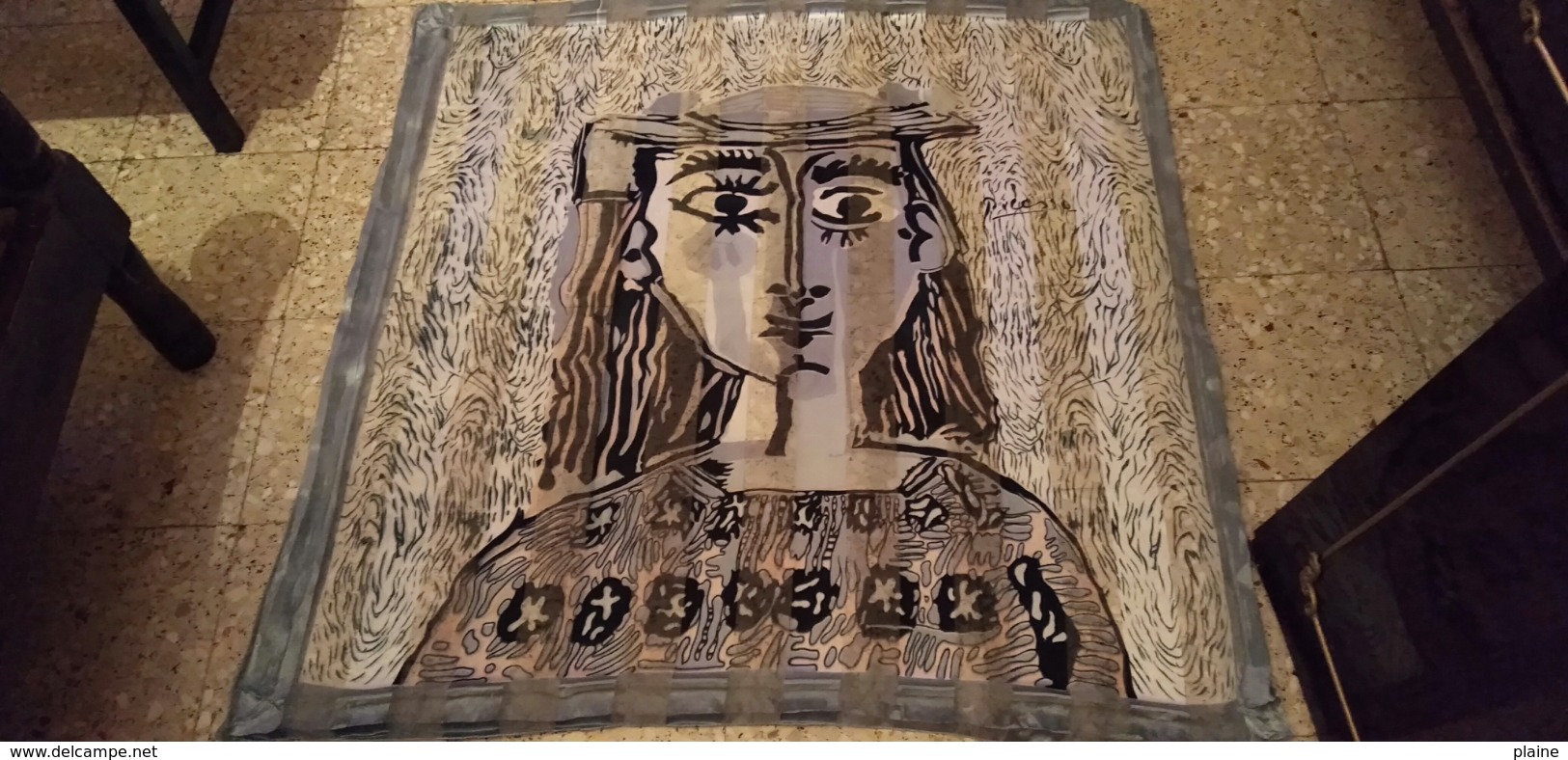 JOLI FOULARD SIGNE " PICASSO " - Other & Unclassified