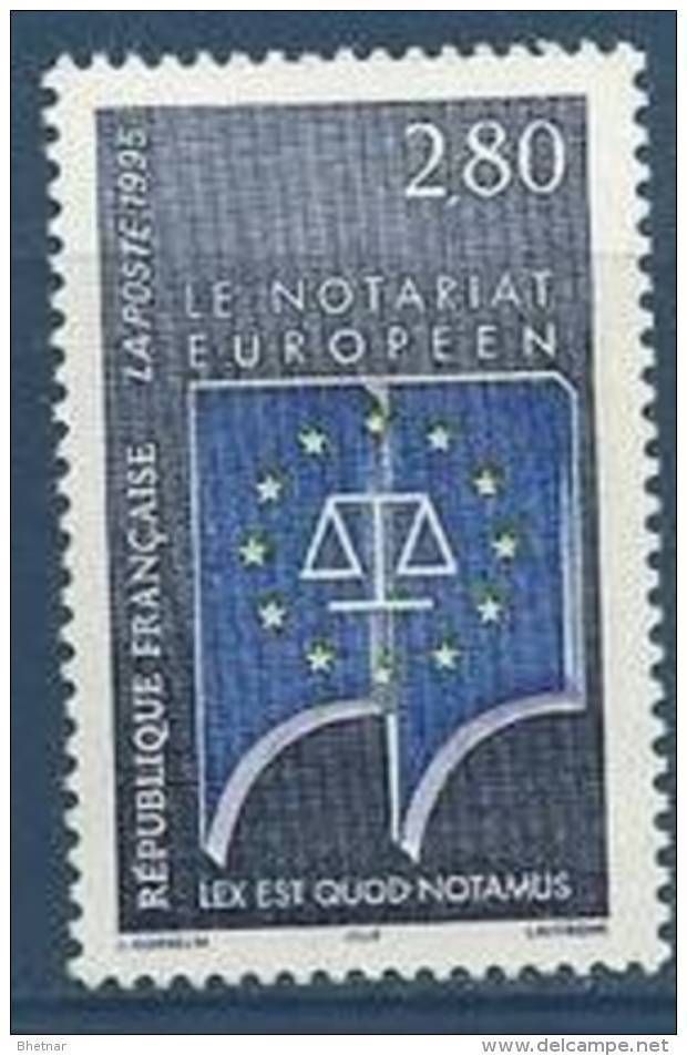 FR YT 2924 " Le Notariat Européen " 1995 Neuf** - Neufs