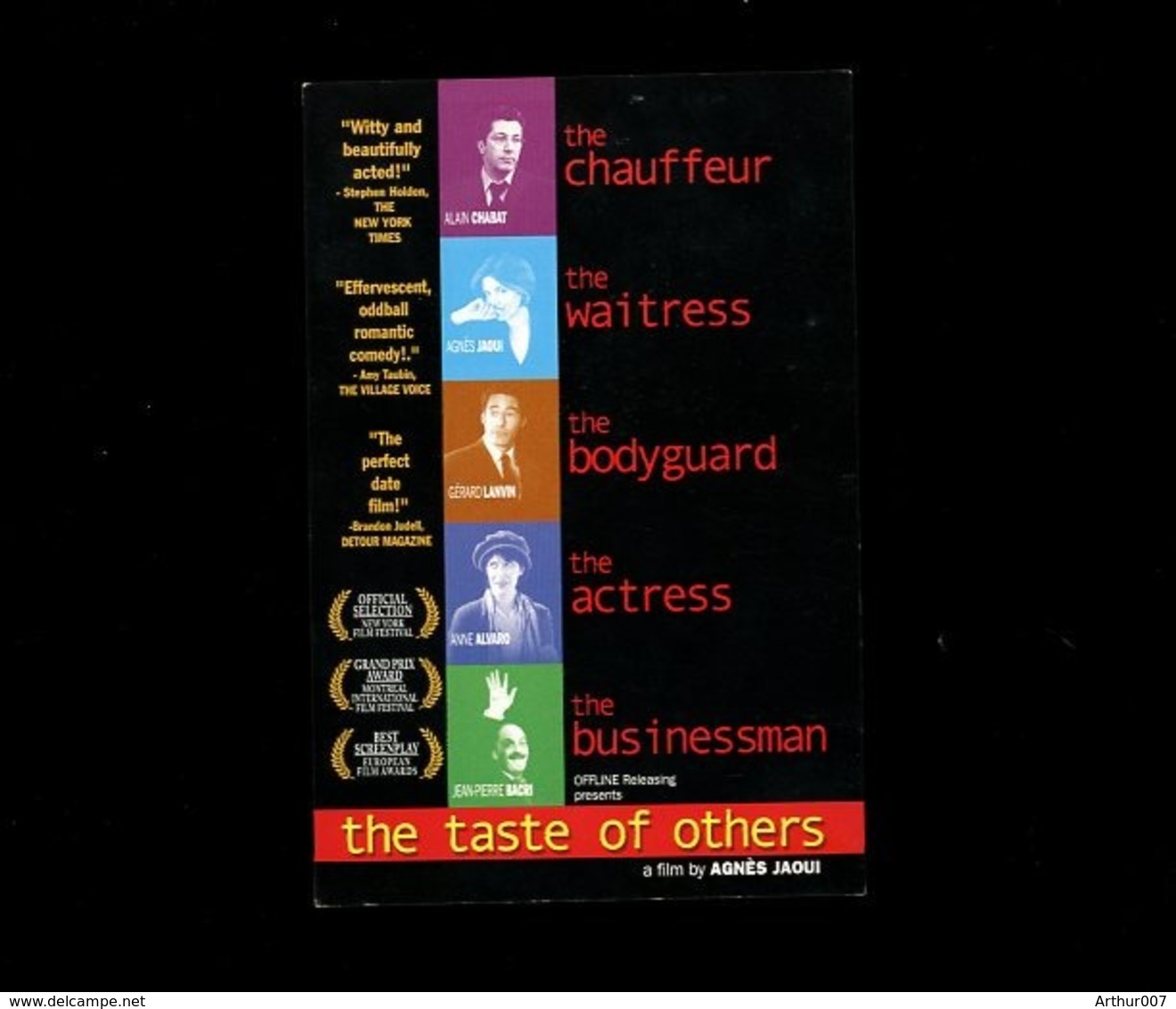The Taste Of Others Le Goût Des Autres Jaoui Movie Film   Usa - Affiches Sur Carte