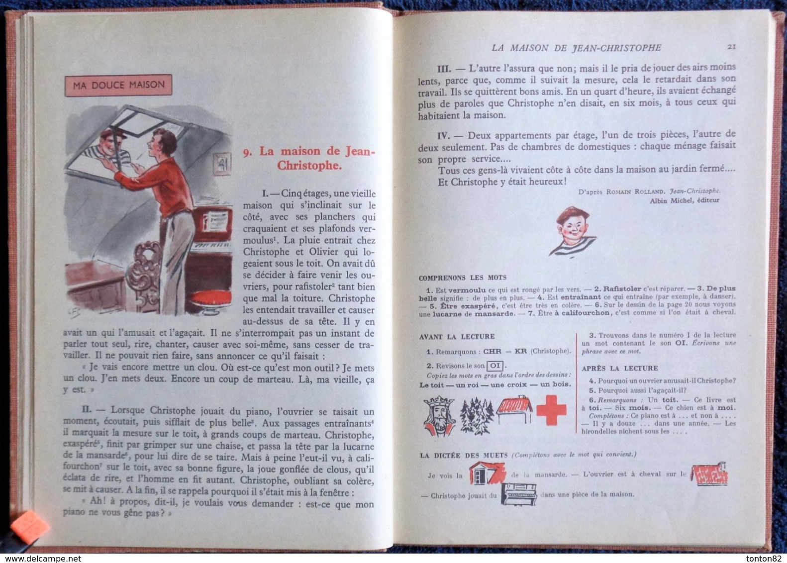 J. Palmero Et A. Félix - JE LIS - De La Lecture à La Rédaction De La Phrase - Classiques Hachette - ( 1962 ) . - 6-12 Jahre