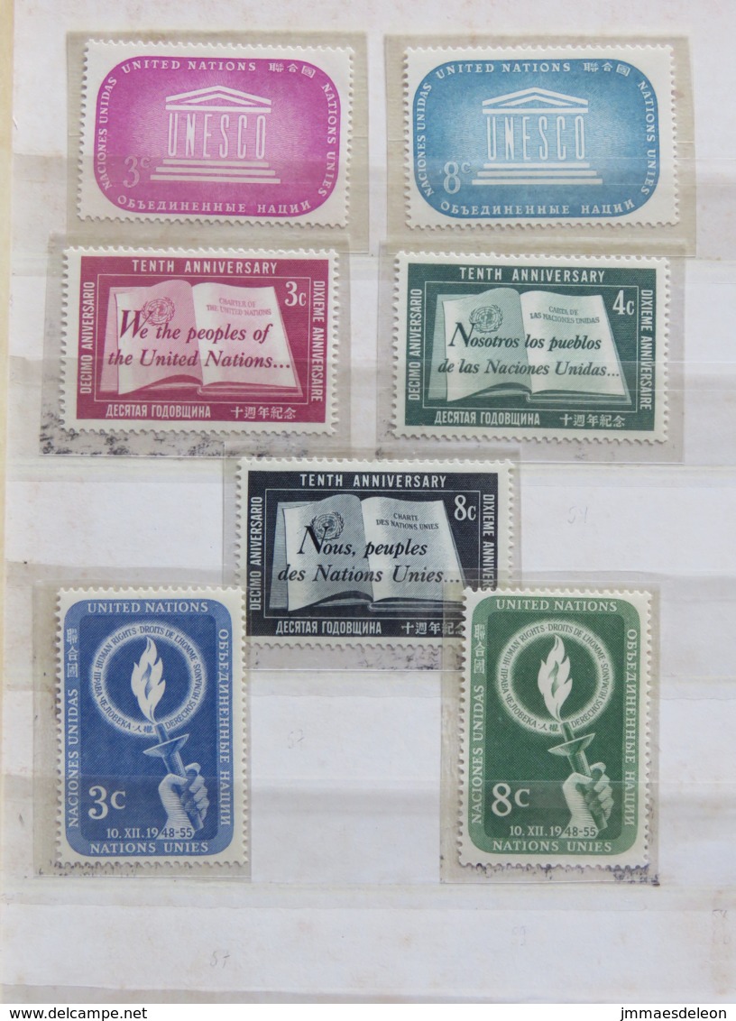 United Nations (New York) 1955 MINT Stamps - UNESCO - Books - Human Rights - Neufs