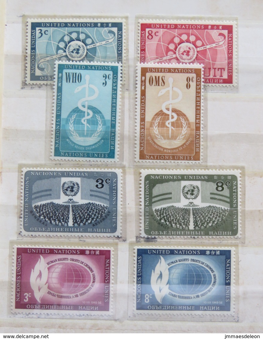 United Nations (New York) 1956 MINT Stamps - WHO Health - Human Rights - Nuovi
