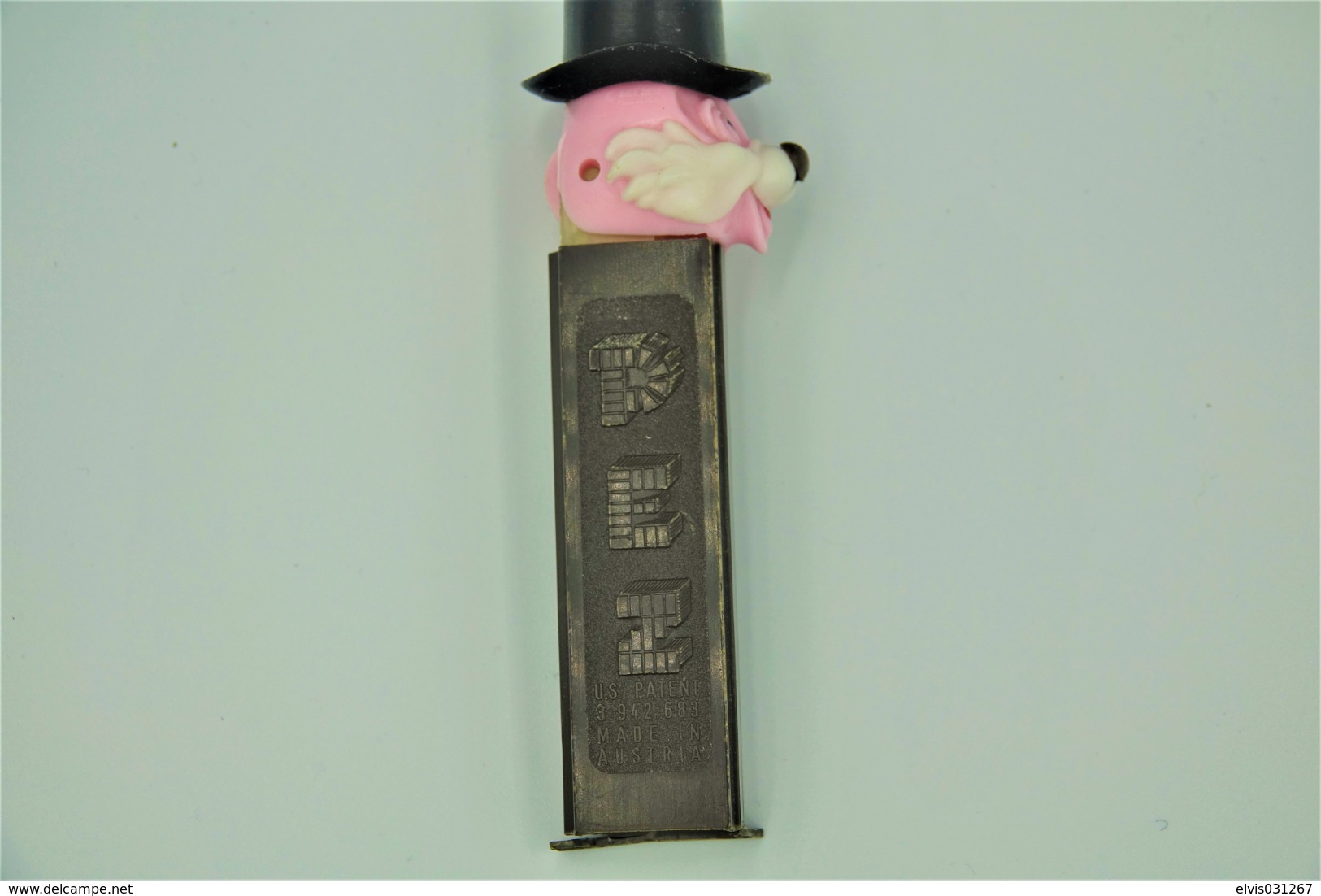 Vintage PEZ DISPENSER : CHIP Spender Disney A Hörnchen RaRe COLLECTOR - WDP - 1978 - Us Patent Made In Austria L=10.5cm - Figuren