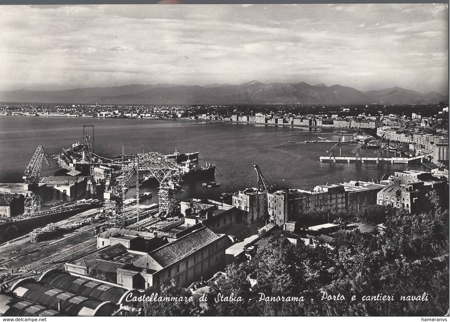 Castellamare Di Stabia - Panorama  - Porto E Cantieri Navali - H5806 - Castellammare Di Stabia