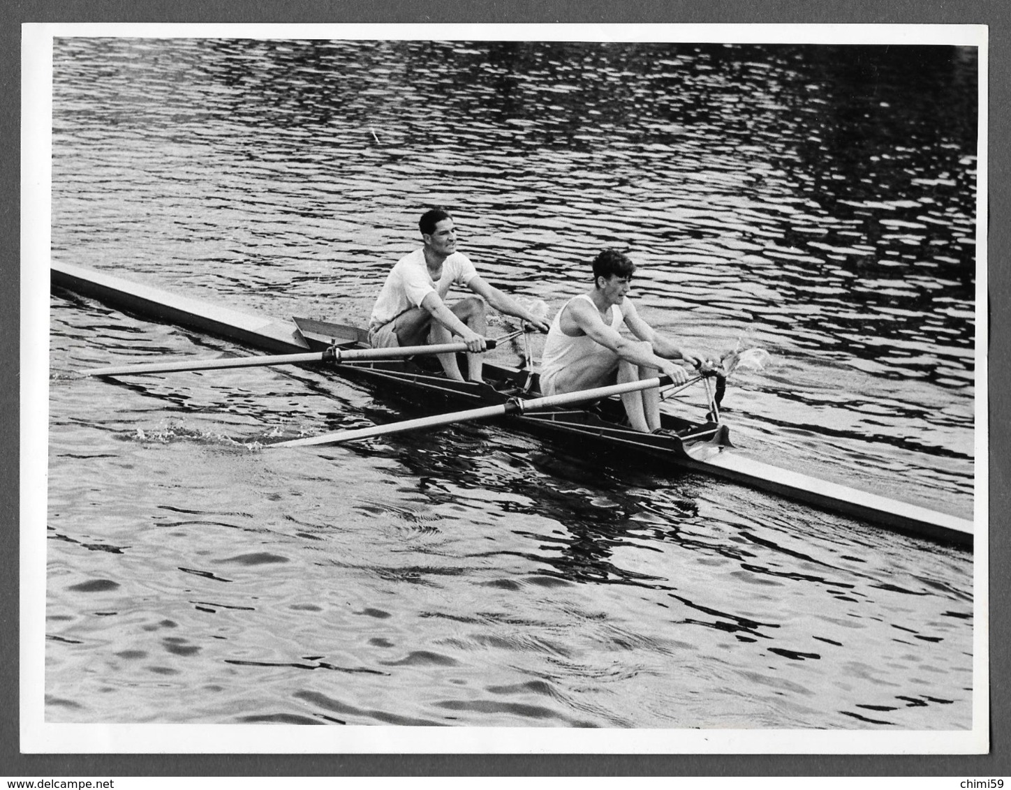 PHOTO PRESS - HENLEY REGATTA -  BOATING - AVIRON - CANOTTAGGIO - 1954 - Sport