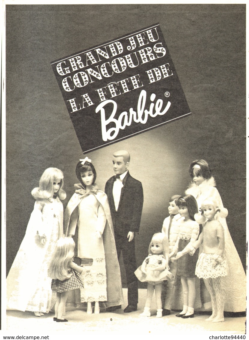 PUB POUPEE " BARBIE  "   1968  (25 ) - Barbie