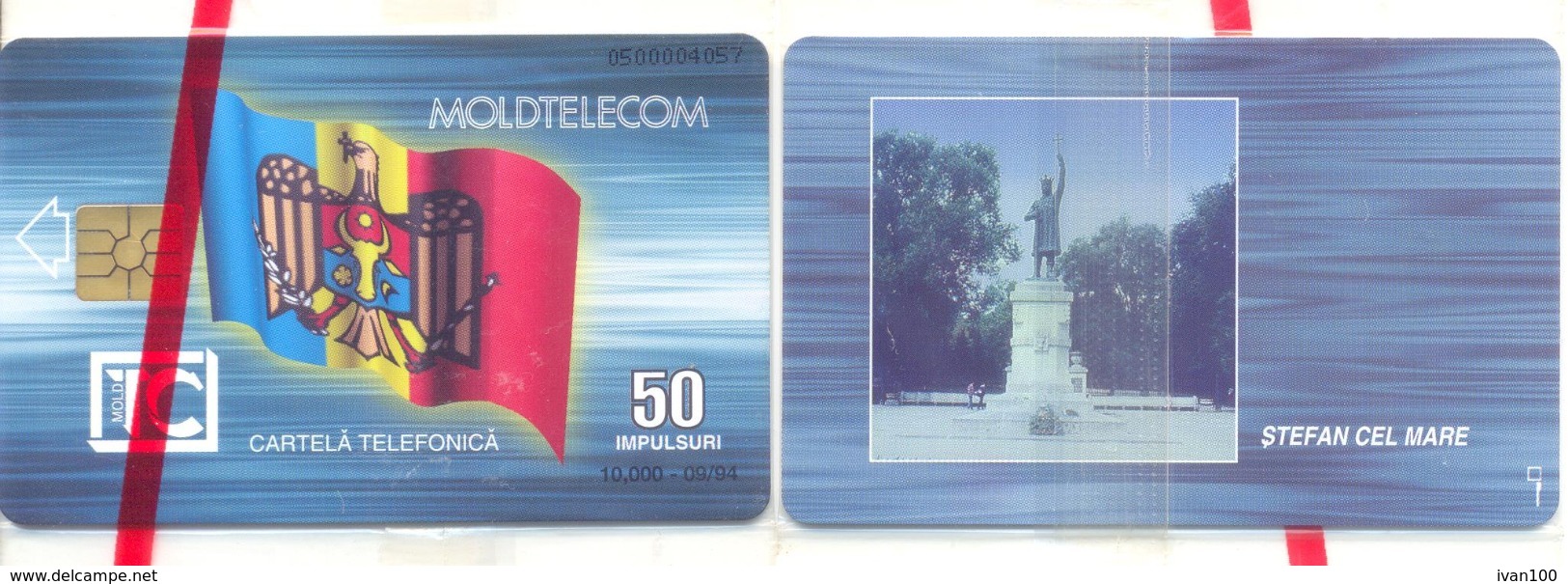 1994. Moldova - CHIP - 50 IMP, 09/1994, RR BLISTER - Moldawien (Moldau)