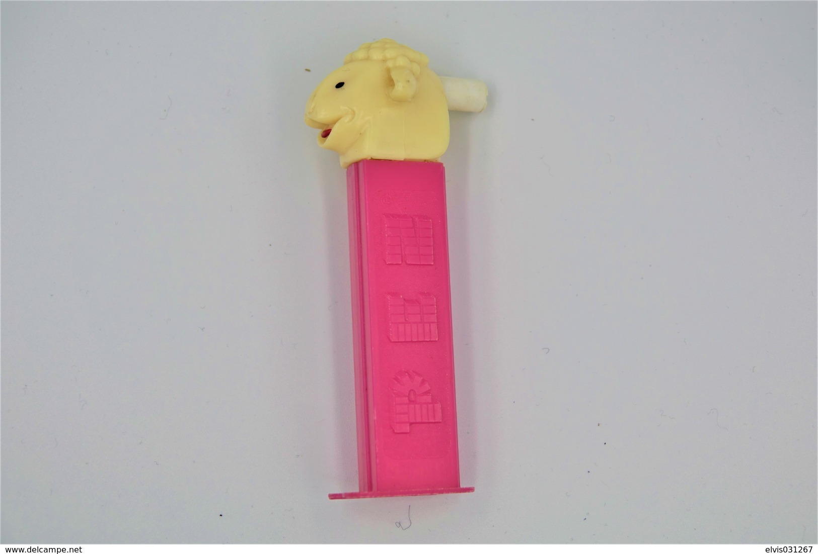 Vintage PEZ DISPENSER : LAMB WHISTLE Merry Music Maker - 1980's - Us Patent Made In Austria L=10.5cm - Figuren