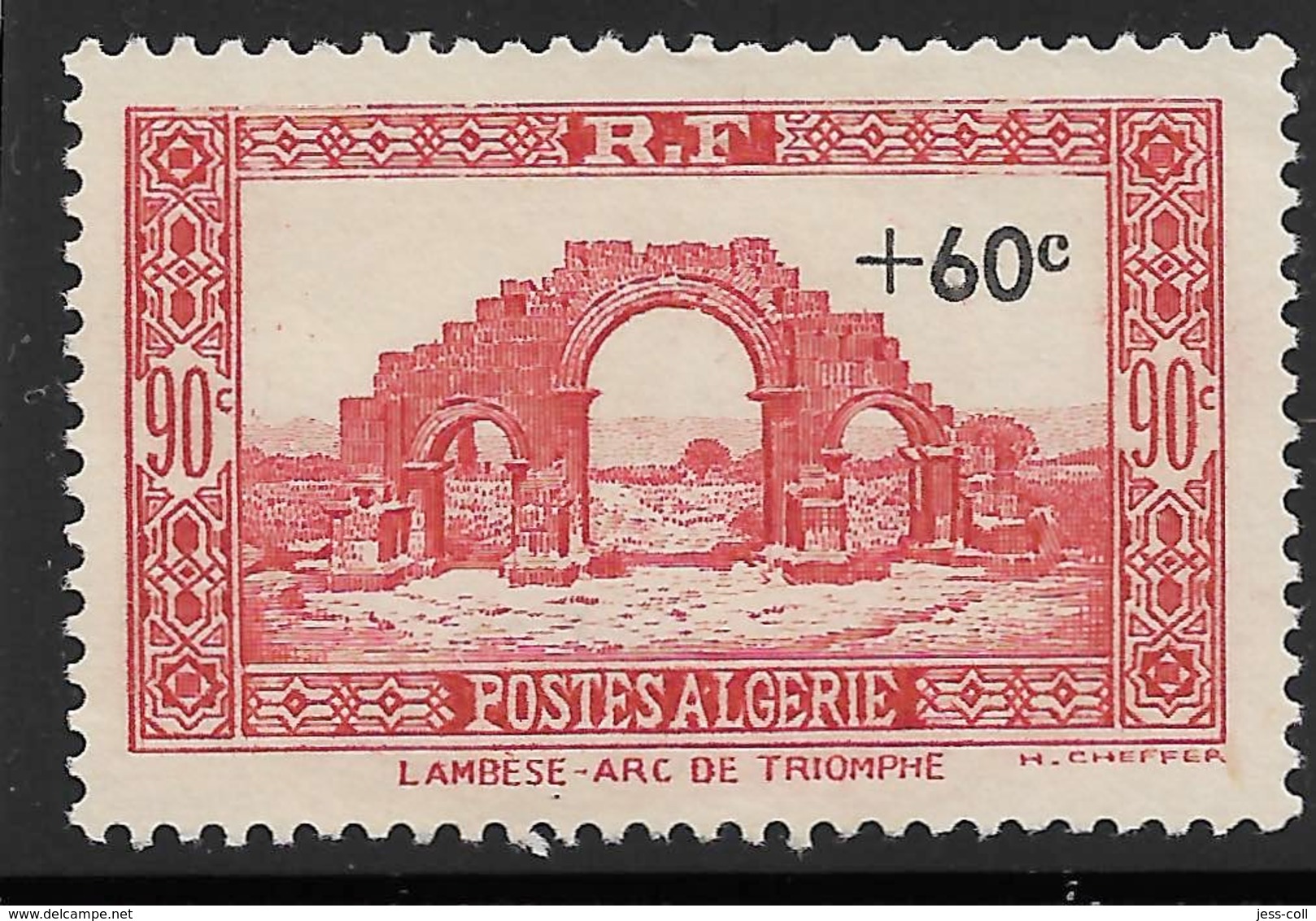 Yvert 167 Maury 171 - 60 C / 90 C Rouge - (*) - Unused Stamps