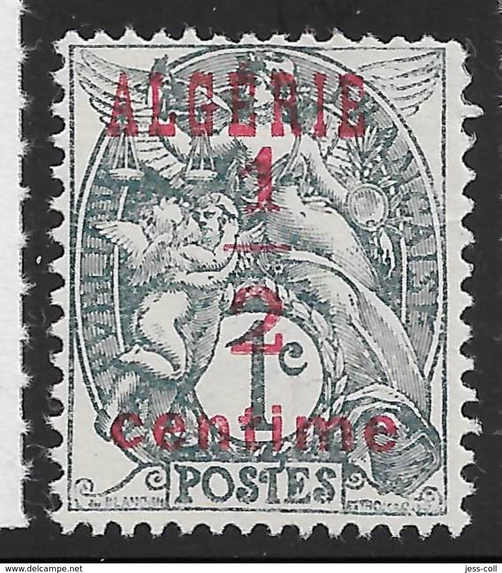 Yvert 1 Maury 1 - 1/2 C Type Blanc Type I - (*) - Unused Stamps