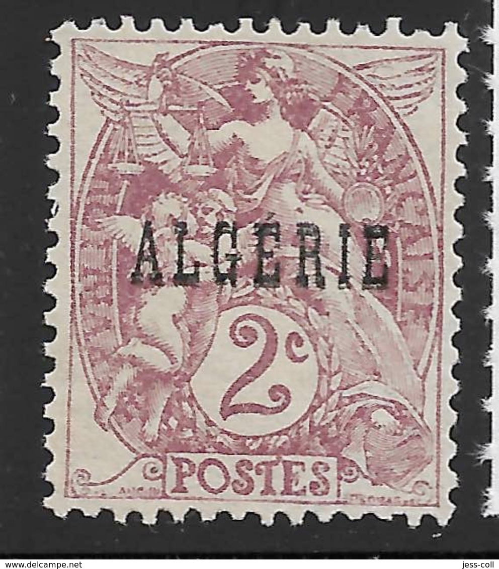 Yvert 3 Maury 3 - 2 C Type Blanc Brun Lilas Type I - Très Bon Centrage - (*) - Unused Stamps