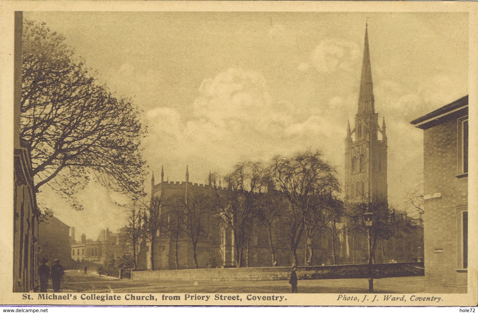 Coventry - St. Michael's Collegiate Church, From  Priory Street - Coventry