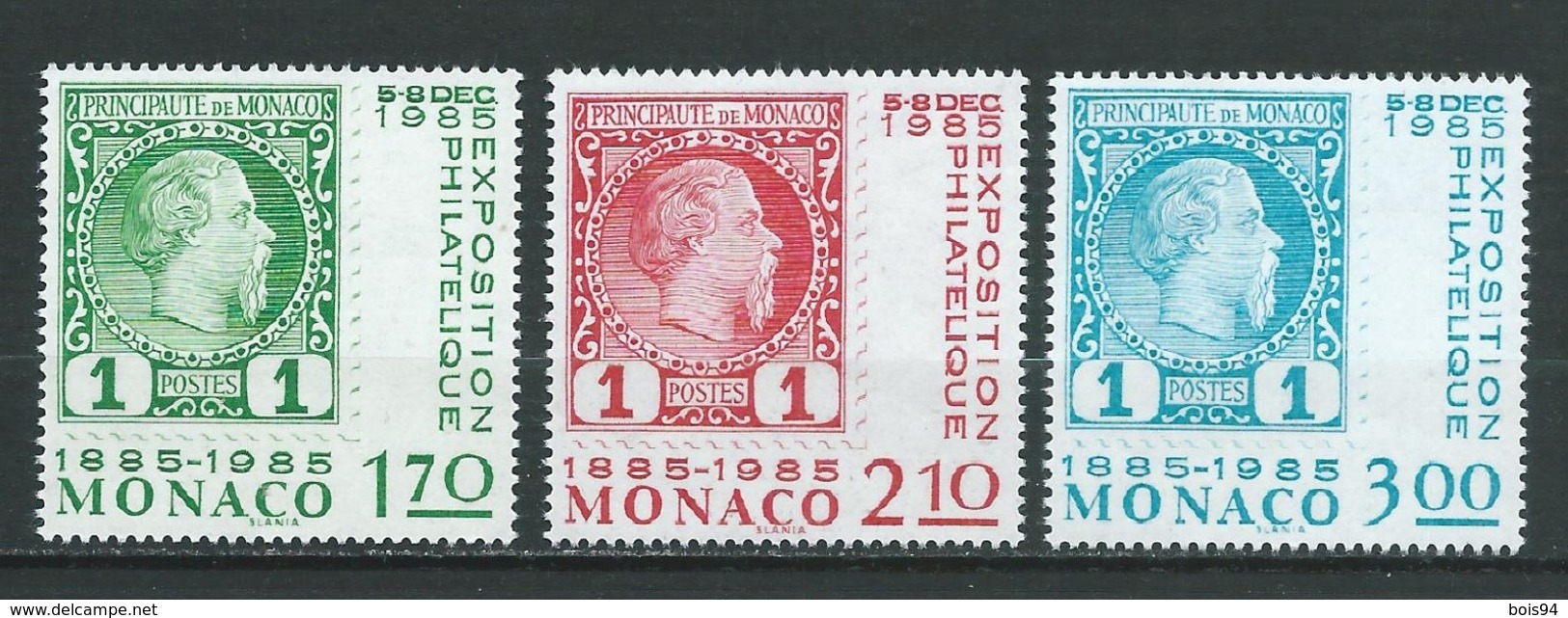 MONACO 1985 . N°s 1456 , 1457 Et 1458 . Neufs ** (MNH) . - Nuevos