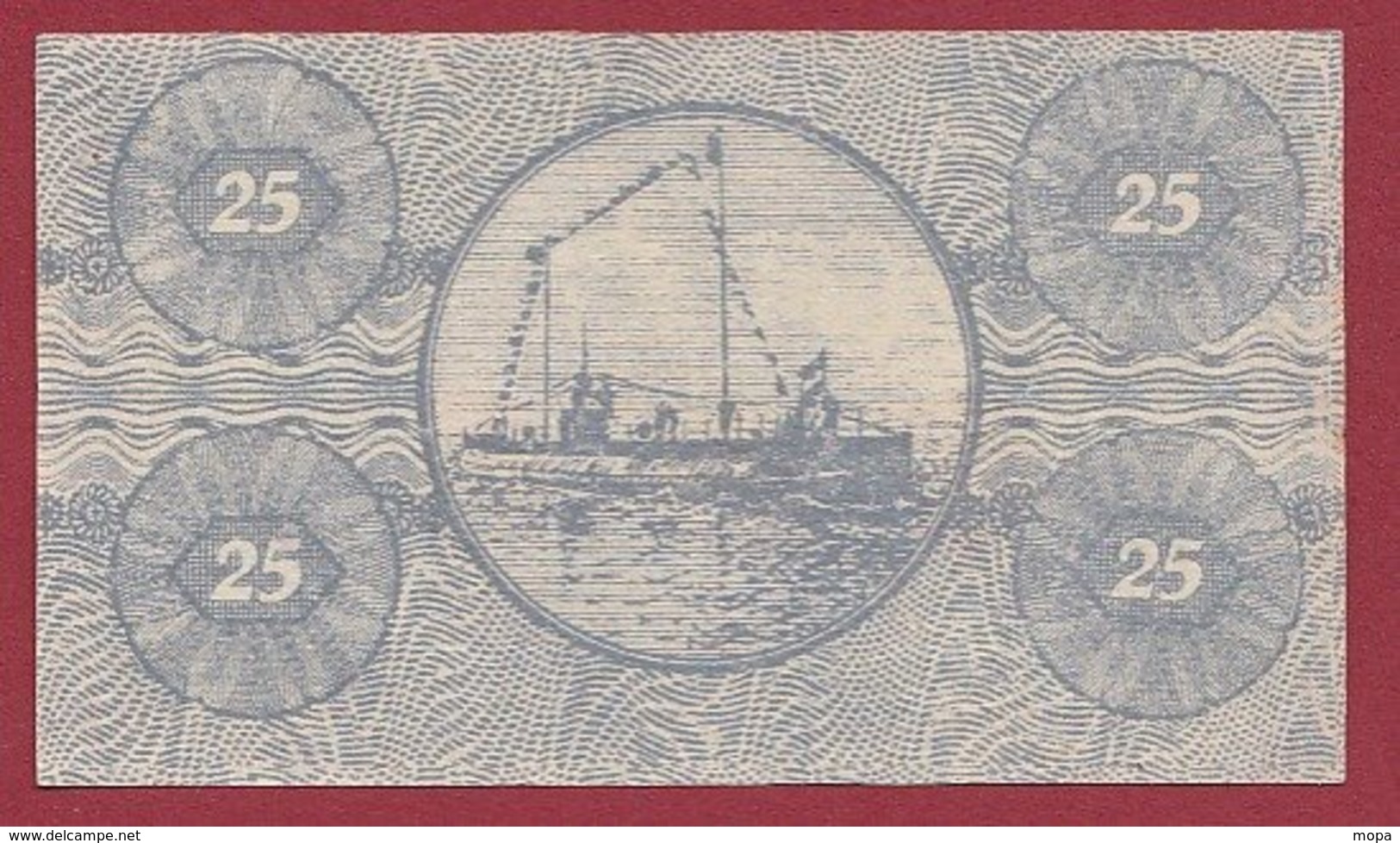 Allemagne 1 Notgeld  De 25 Pfenning Stadt  Bremerhaven (RARE)  Dans L 'état N° 4961 - Collections