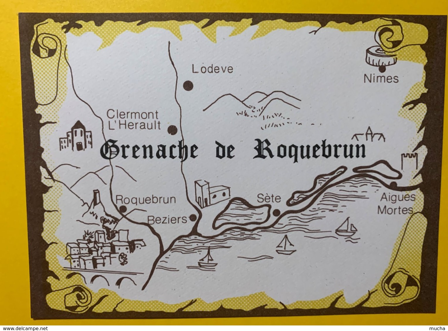 12043 - Grenache De Roquebrun Carte Topographique - Autres & Non Classés