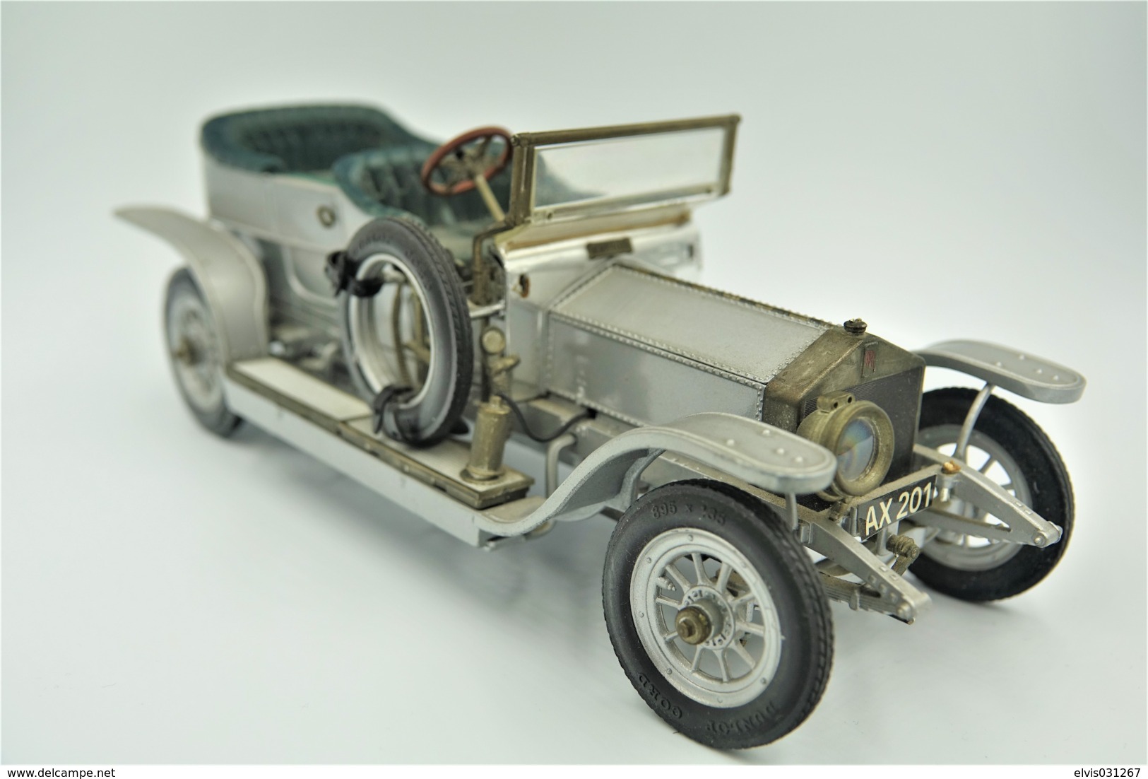 MODEL CAR : FRANKLIN MINT PRECISION MODELS ,1907 ROLLS ROYCE THE SILVER GHOST 1/24 ,1986 Parts Or Repair - Matchbox