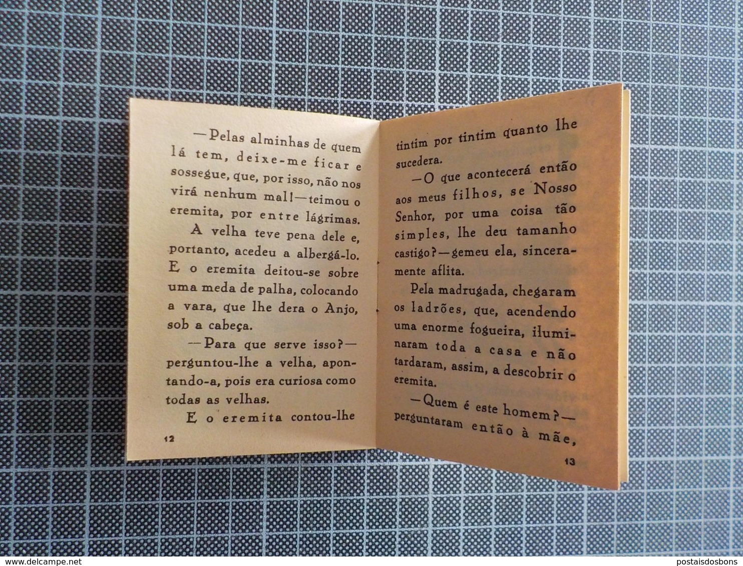 Cx 10) MAJORA Conto Infantil Portugal Ilustrado César Abbott A VARA SECA 9,8X7,5cm Coleção Formiguinha - Junior