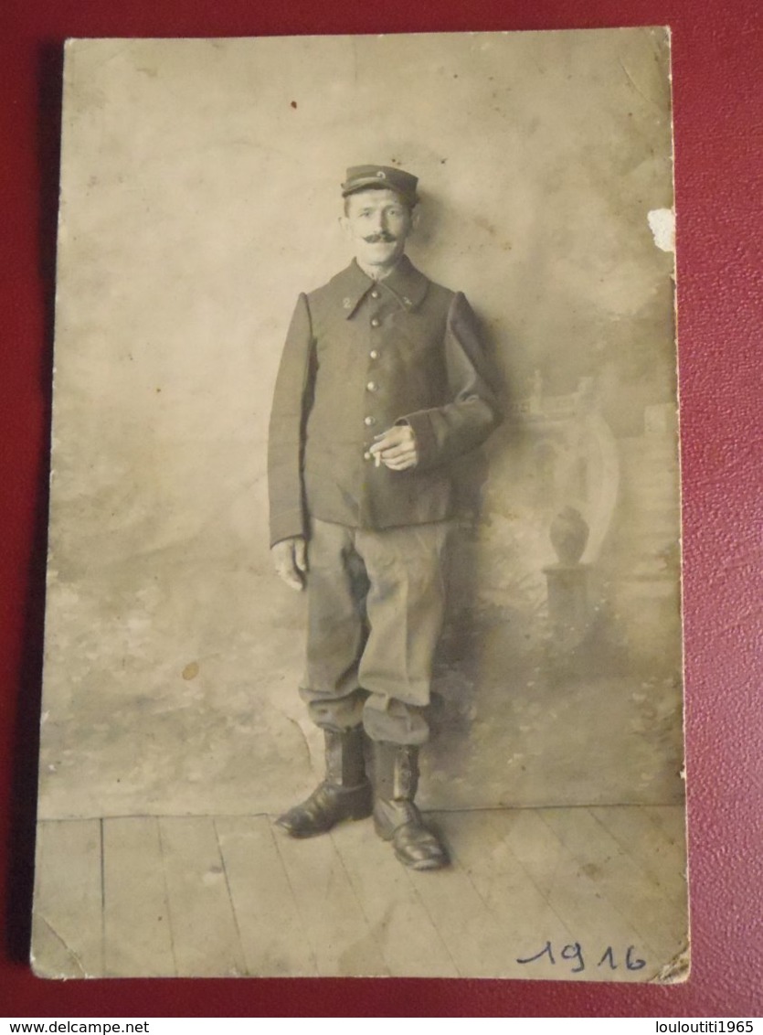 CPA PHOTO 2 EME REGIMENT 1916 MORGINS SUISSE - Guerre 1914-18