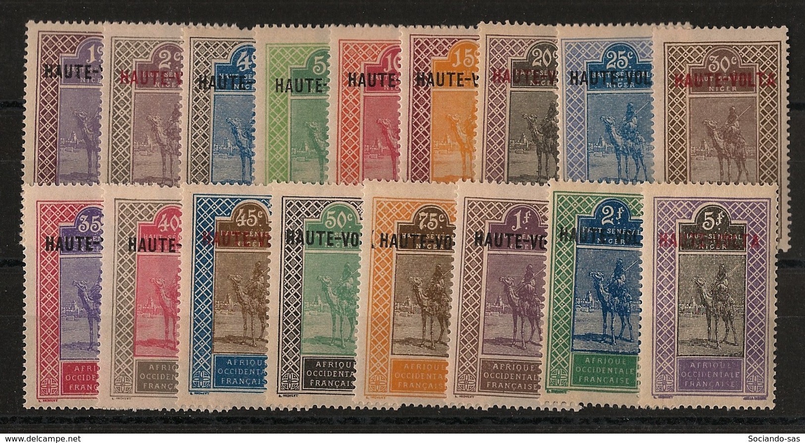 Haute-Volta - 1920 - N°Yv. 1 à 17 - Série Complète - Neuf Luxe ** / MNH / Postfrisch - Neufs