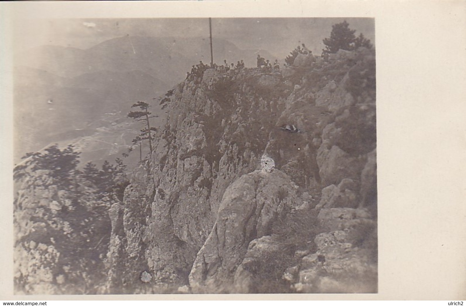 AK Foto Gruppe Wanderer Bergsteiger Im Gebirge - Ca. 1920 (44655) - Climbing