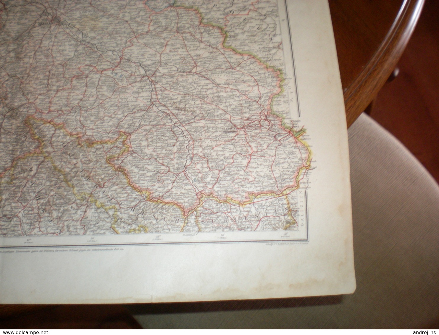 Provinz Schleisen Volks Und Familien Atlas A Shobel Leipzig 1901 Big Map - Cartes Géographiques