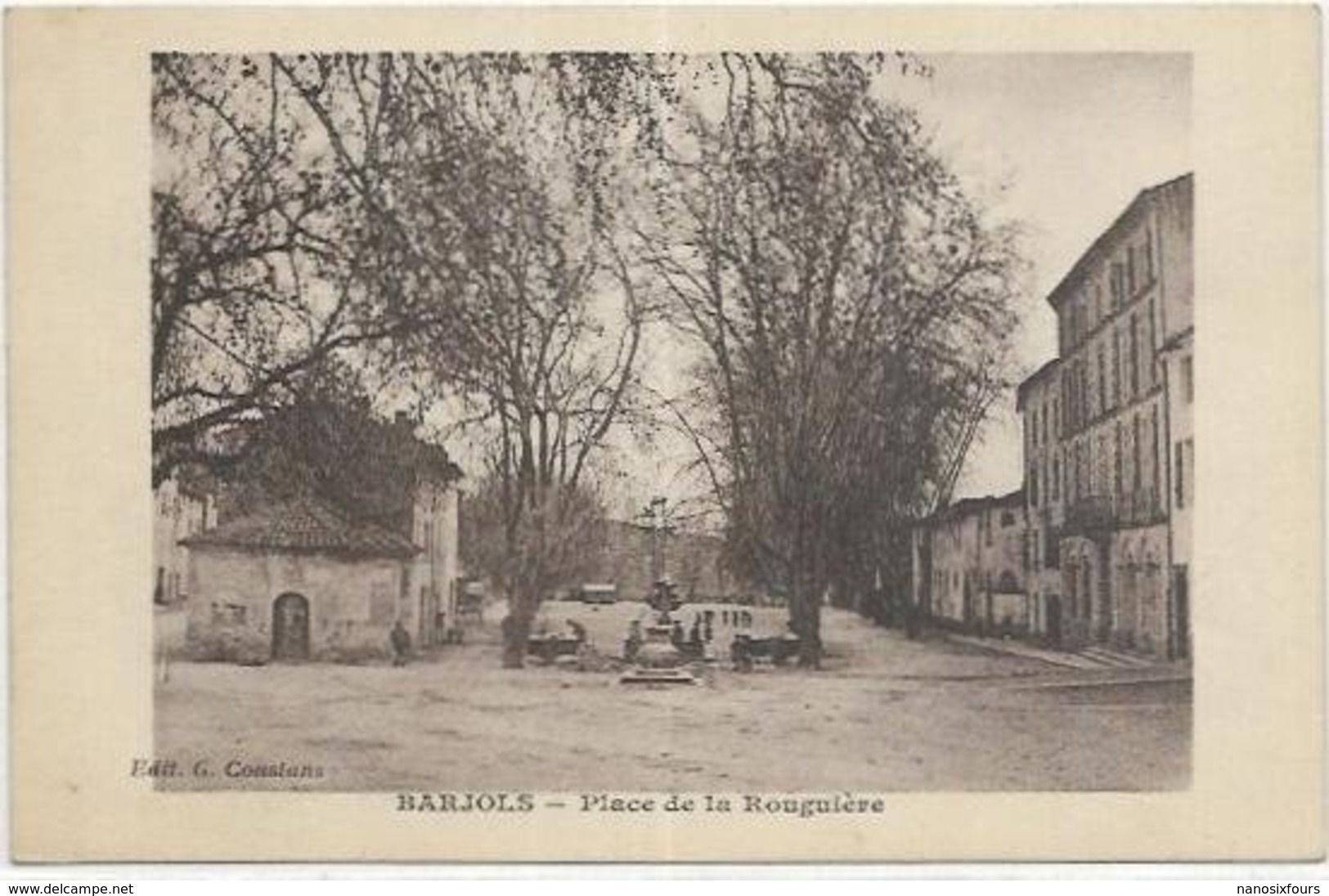 83   BARJOLS.   PLACE DE LA ROUGUIERE - Barjols