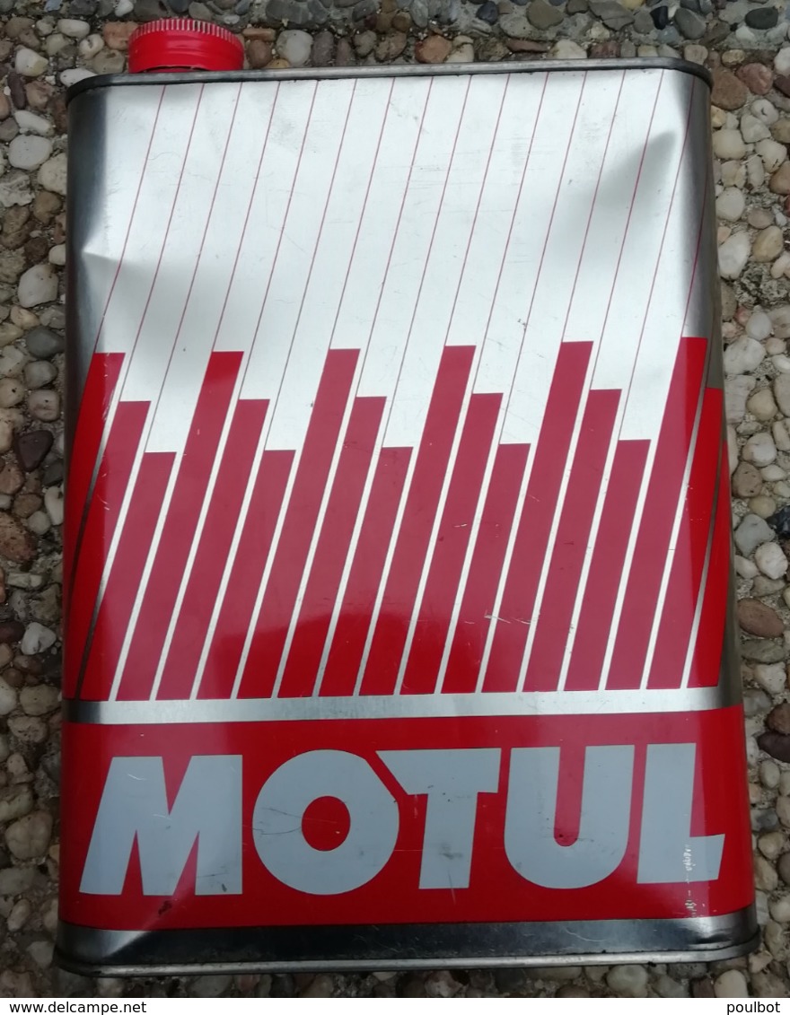 MOTUL  Bidon D Huile Ancien En Tole Pour Collection - Voitures