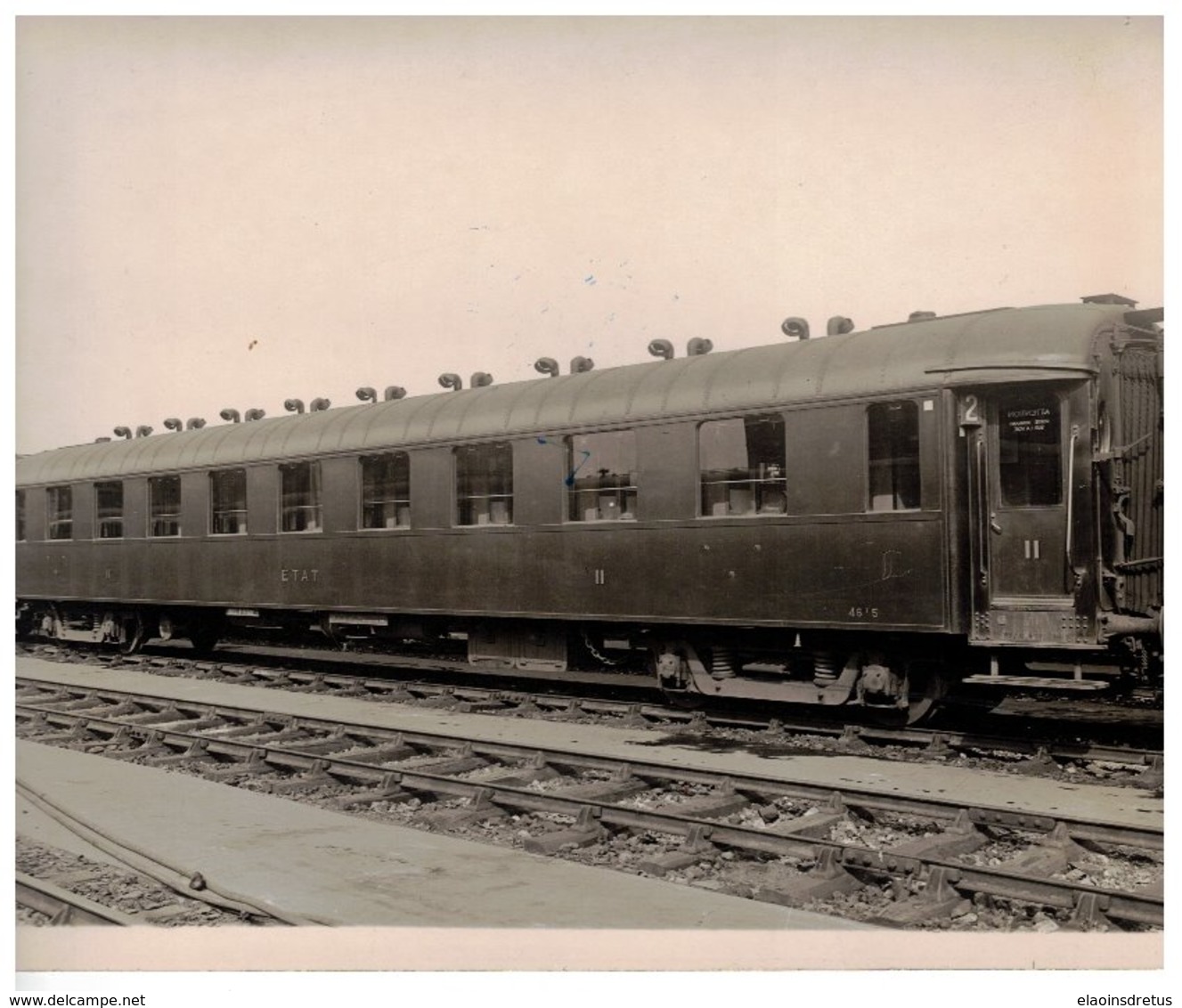 2 Photos Wagons Anciens De 2e Et 3e Classes. Bon état - Non Classificati