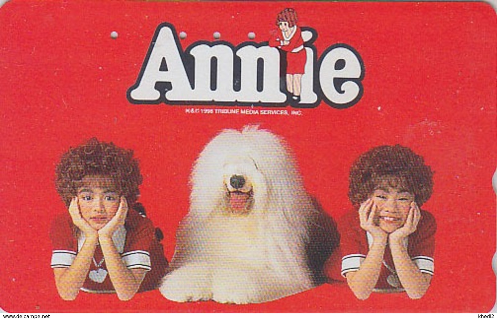 RARE TC Japon / 110-011 - Film Cinéma Musical - ANNIE - Animal Chien BOBTAIL - Dog Japan Movie Phonecard - 11726 - Cinema