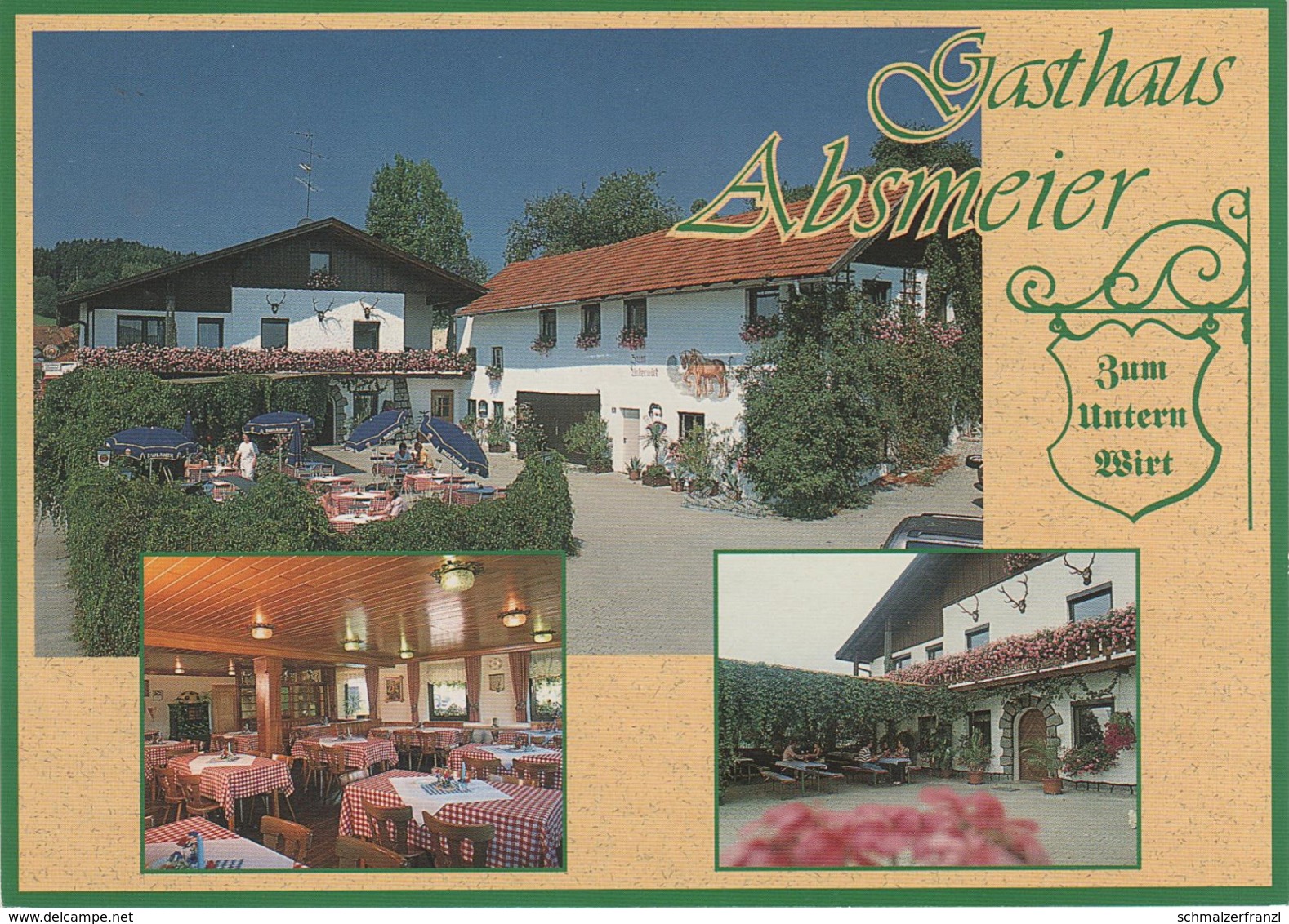 AK Weng Gasthaus Absmeier Zum Untern Wirt A Bad Griesbach Rottal Birnbach Haarbach Bayerbach Karpfham Pfarrkirchen - Pfarrkirchen
