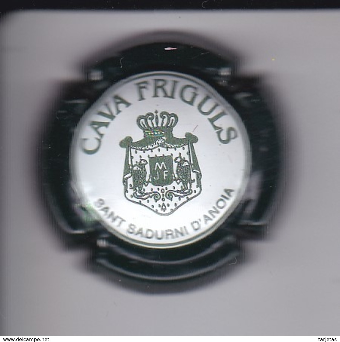 PLACA DE CAVA FRIGULS  (CAPSULE) COLOR VERDE OSCURO - Placas De Cava