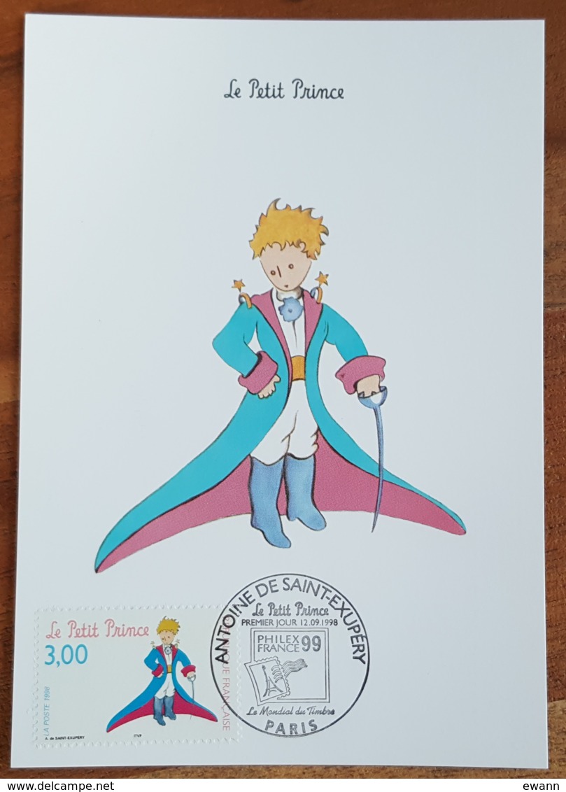 CM 1998 - YT N°3175 - ANTOINE DE SAINT EXUPERY / LE PETIT PRINCE - PARIS - 1990-1999