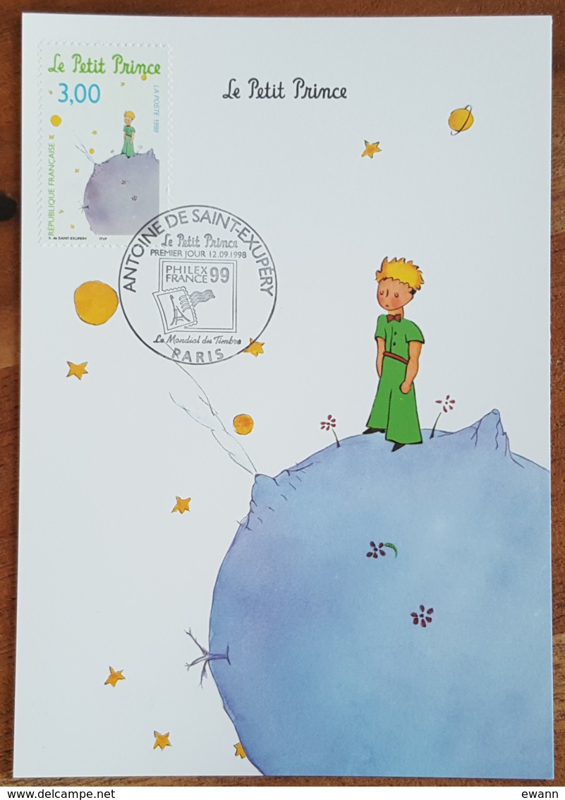 CM 1998 - YT N°3177 - ANTOINE DE SAINT EXUPERY / LE PETIT PRINCE - PARIS - 1990-1999