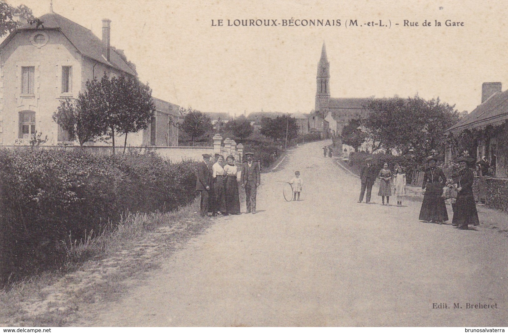 LE LOUROUX BECONNAIS - Rue De La Gare - Le Louroux Beconnais