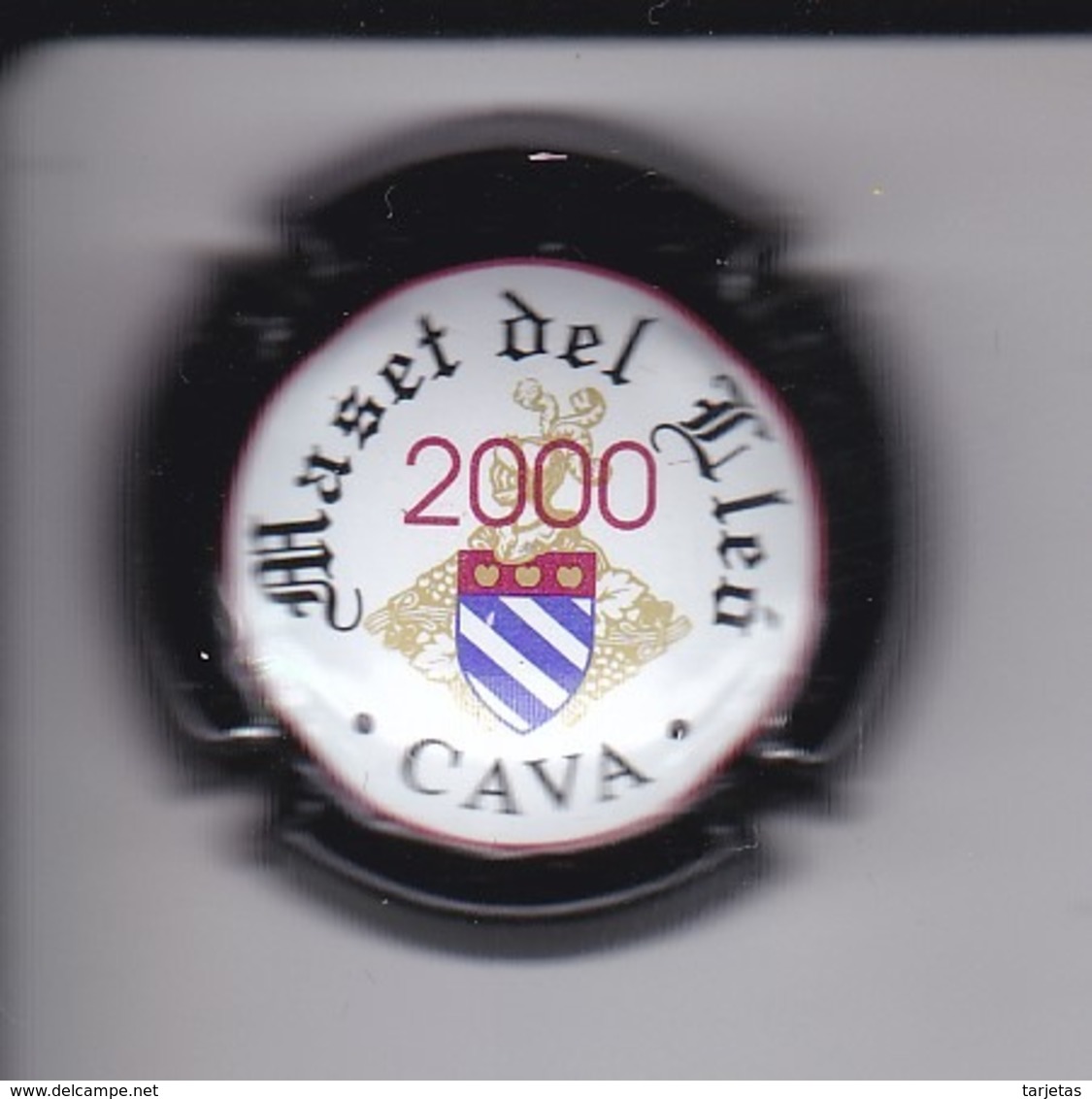 PLACA DE CAVA MASET DEL LLEO 2000  (CAPSULE) VIADER 1248 - Placas De Cava