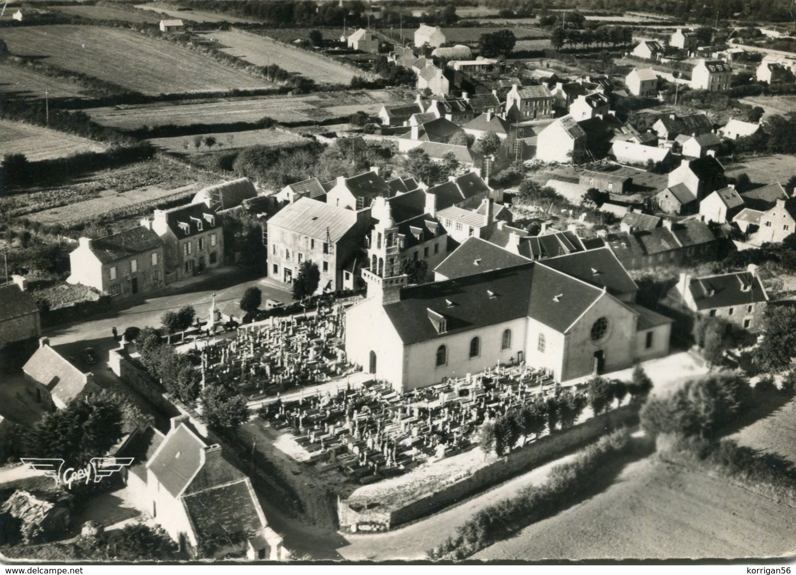 PLOUGONVELIN **** VUE AERIENNE  DU VILLAGE  **** - Plougonvelin