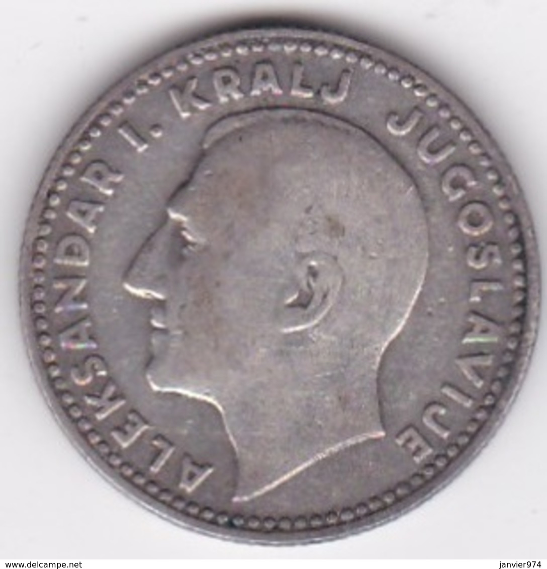 Yougoslavie, 10 Dinara 1931, Alexander I, En Argent, KM# 10 - Joegoslavië