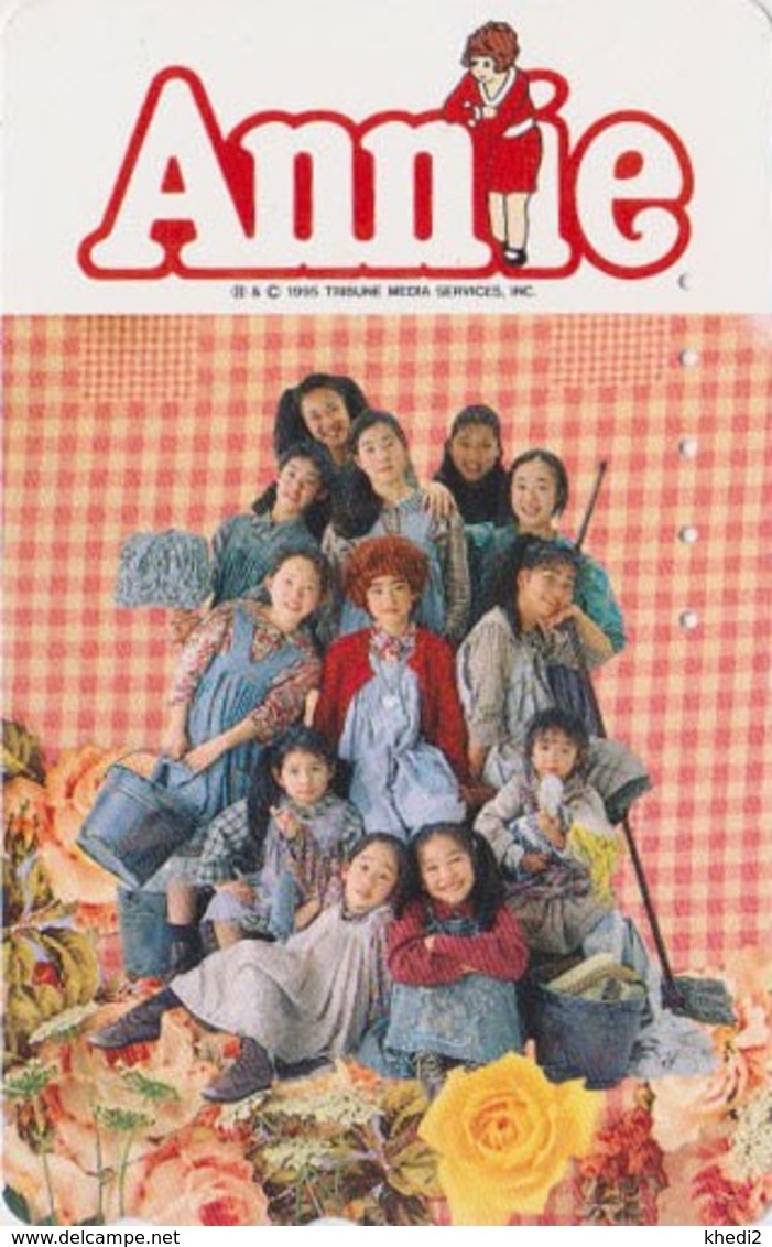 Télécarte Japon / 110-014 - Film Cinéma MUSICAL - ANNIE - Japan Movie Phonecard - KINO Telefonkarte - 11736 - Cinéma