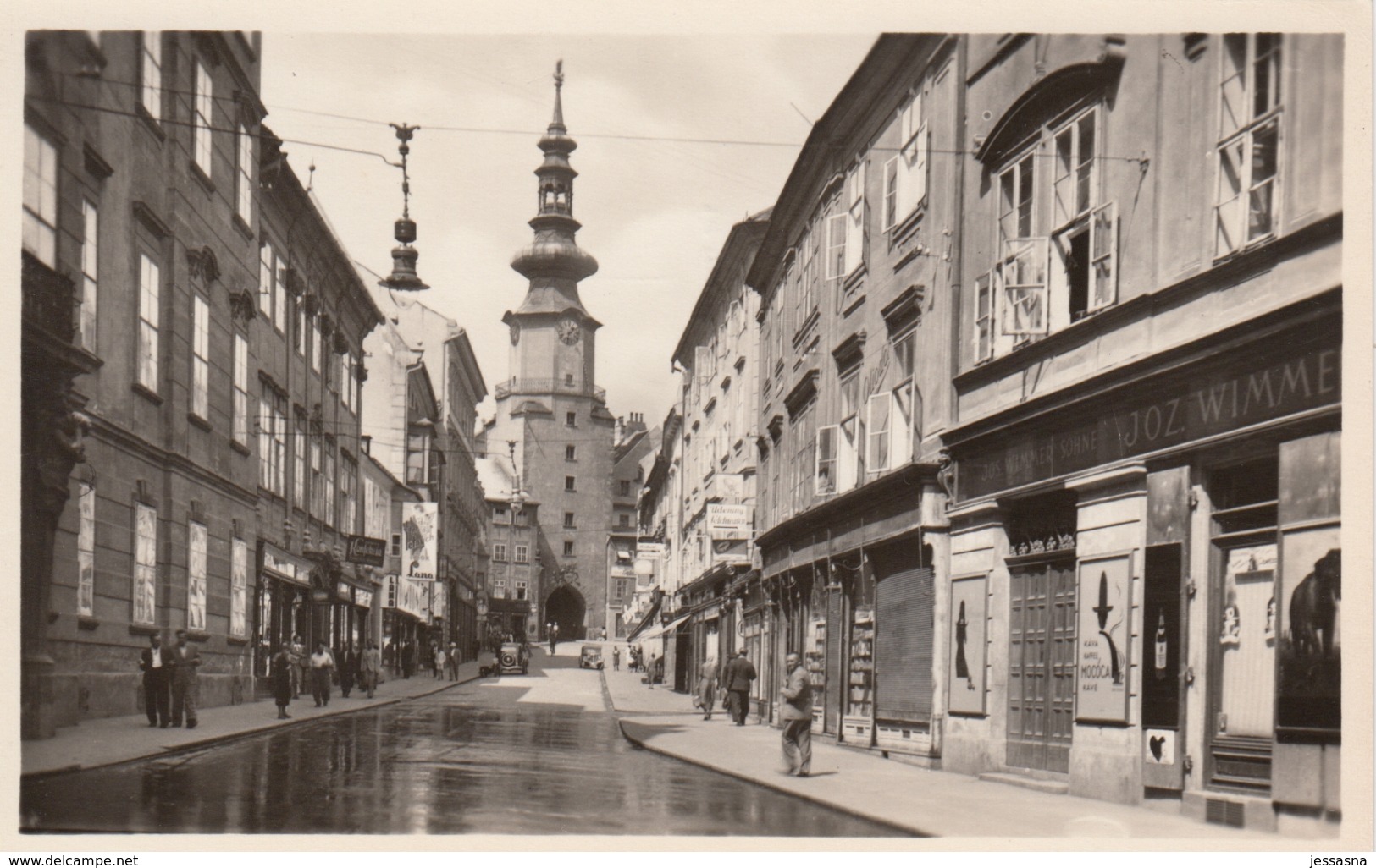 AK - BRATISLAVA - Strassenpartie Mit Michaeler Tor Im Historischen Zentrum 1938 - Slowakei